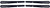 Set of 4 Black Velcro Straps
