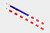 American Flag Ultra Velcro 2 or 1 Piece Volleyball Antenna Set