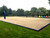Customer court using bazooka system with pole pads