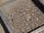 Glass, debris, rusty nails, pebbles left behind (Coarse screen shown)