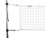 (T-Base) Roll-Away Volleyball Game Standard