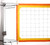 Two-Tone-PBN4: 4" Professional Volleyball Net Sewn in Two Colors