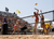 AVP Game Volleyball Net in Use